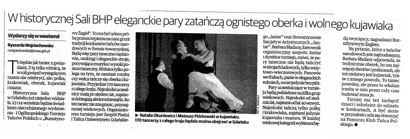 Dziennik Bałtycki, 13-14.09.2014r.
